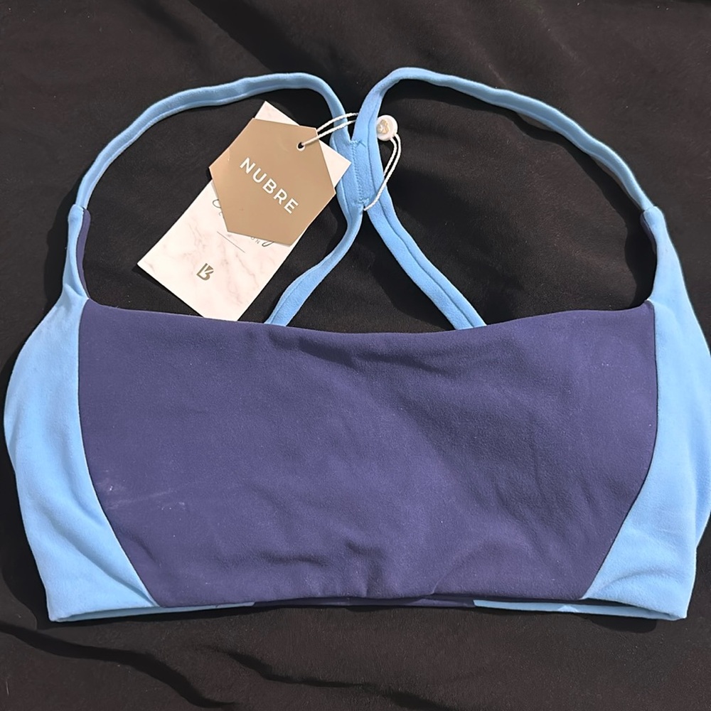 BuffBunny Blue and Navy Sports Bra